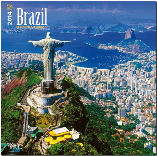 Brazil 2014 - Brasilien: Original BrownTrout-Kalender [Mehrsprachig] [Kalender] (Wall-Kalender)