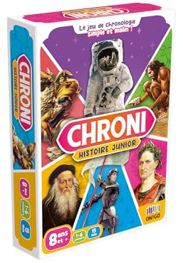 Chroni Histoire Junior, cartes éducatives, 1-6 joueurs dès 8 ans
