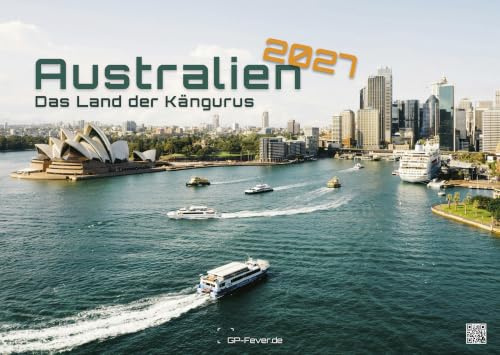 Australien Kalender 2027 - das Land der Kängurus - Premium Wandkalender DIN A3 (ca. 42cm x 30cm)
