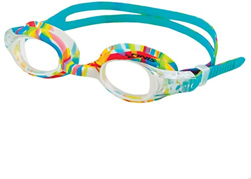 FINIS Meerjungfrauenbrille - Lustige, hochwertige Kinderschwimmbrille für Wasseraktivitäten - Beschlagfreie mit UV-Schutz - verstellbare für Kinder im Alter von 4-10 Jahren - Beach