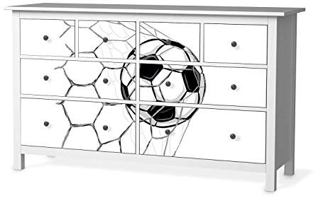 Möbelfolie für Kinder - passend für IKEA Hemnes Kommode 8 Schubladen I Tolle Möbelsticker für Kinderzimmer Einrichtung I Design: Eingenetzt