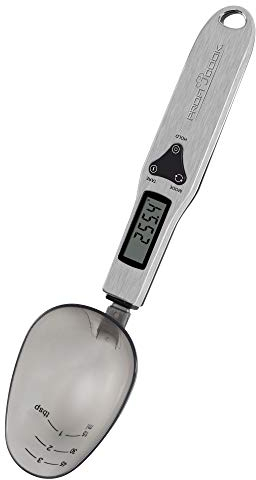 ProfiCook PC-LW 1214 - Báscula digital (300 g, pantalla LCD, carcasa de acero inoxidable)