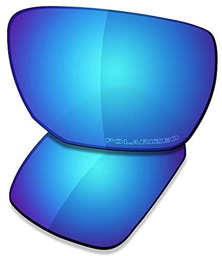 Saucer Lentes de repuesto premium para gafas de sol Oakley Ejector OO4142, (High Defense - Glacier Blue Polarized), Talla única