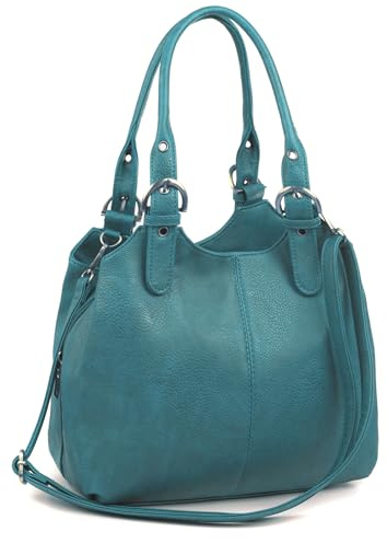 AOSSTA Borsa tote da donna multi tasche in morbida pelle borse a tracolla hobo con tracolla lunga borse da donna grandi borse a tracolla