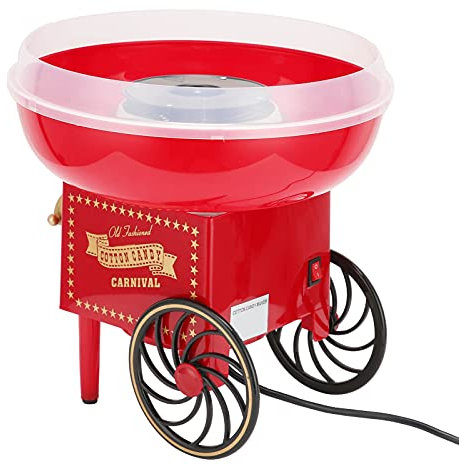 Creatore di Zucchero Filato, Macchina per Zucchero Filato a Forma Vintage di elettrodomestici per Uso Alimentare con Cucchiaio di Zucchero per la casa(#1)
