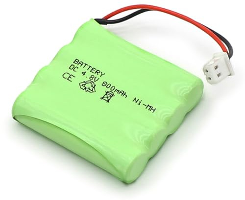 SHAWOROCE batteri 4,8 V 800 mAh kompatibel med Divers Tens Eco 2 XTR2 Urostim2 EMP2 Pro EMP4 Eco+ uppladdningsbart Ni-MH AAA batteripaket