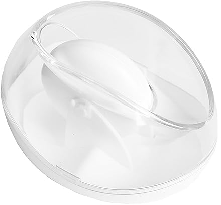 Restokki Klammernspender, Durchsichtiger Magnetischer Büroklammer Box Behälter, Kreativer Büroklammer Halter aus Kunststoff Mit Rollen Für Den Schreibtisch, Büroklammer Spender, Büroklammer Organizer