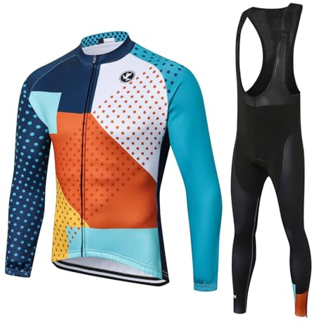 UGLY FROG Radkleidung Langärmelige warme Herren Wollfutter Radhose mit Kissen 20D Gel 77ITHZR1010