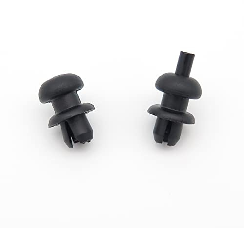VVO Fasteners- Schwarz Kunststoff-Clips. Kofferraumabdeckungshalter. Kompatibel mit einigen Vauxhall Corsa, (Packung mit 2 Clips)