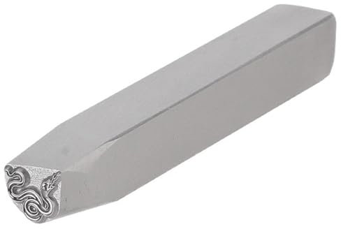 HPFHSJ Schlagbuchstaben Metallstempel für Selbermachen von Schmuck, Design-Stempel aus Stahl – Metallelemente, für Bedrucken von Metall, Holz, Leder(Snake)