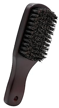 CANIGHT Haarbürste Herren Bartkamm Für Männer Schnurrbartbürste Mit Naturborsten Holzgriff Bartbürste Tragbare Bürste Für Bart