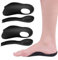 FOSDICK 2 Pares Plantillas Ortopédicas Mujer Hombre, Cómodas Plantillas Pies Planos, Plantillas Pies Cavos, Plantillas Arco Pie Soportes, Plantillas Pronador para Corregir la Forma de Las Piernas