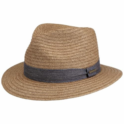 Stetson Toyo Traveller Stråhatt Herrar - hatt solhatt Vår-sommar Sommar - XXL (62-63 cm) ljusbrun