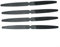 Bulevisiter Halbrunde Wachsfeile, 20,3 cm, doppelseitig, flach, Wachsfeilen, Schmuckwerkzeug zum Schnitzen und Feilen, Formen, Modelliermasse, Seife