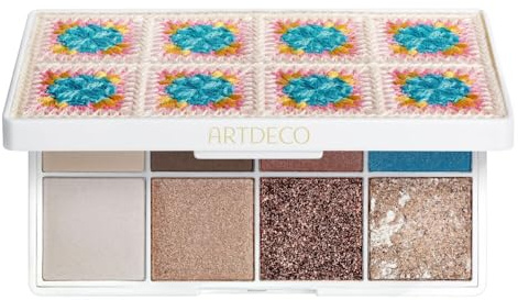 ARTDECO Eyelights Palette | 8 Puderlidschatten mit intensiver Deckkraft, Hochpigmentierte Farben für vielseitige Looks, 1 x 1 Stck.