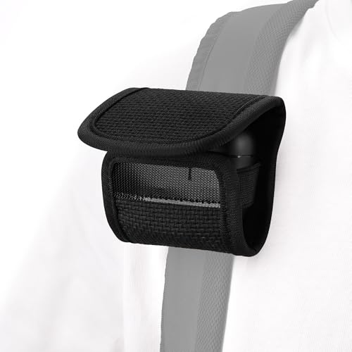 Étui Souple pour écouteurs Geekria, Compatible avec Sony WF-1000XM6, Bose QC Earbuds 2, Soundcore Liberty 5 Pro, idéal pour Voyager et l’Alpinisme, se Fixe à la Sangle d’épaule ou au Sac à Dos