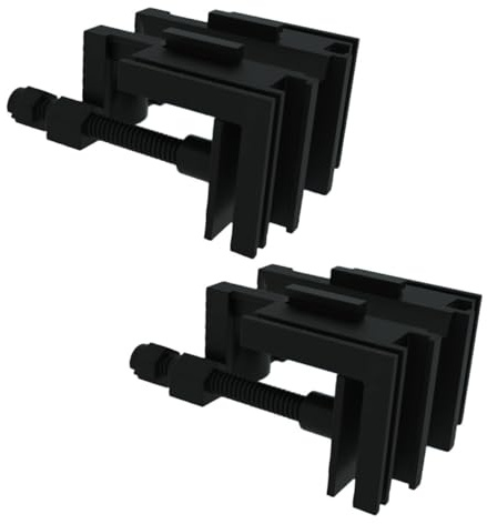 ORFOFE 2pcs Acrylic Aquarium Water Clip Fish Tank Hose Pipe Holder Clamp for Filter Tube Fixing Compatible with Fish Tanks