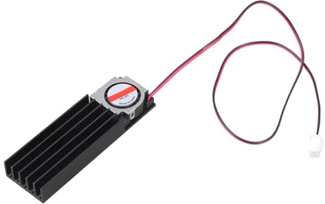 PLCPDM Dissipatori SSD in Lega Alluminio Alte Prestazioni con Dissipatore Calore per Ventola Raffreddamento A Due Lati con Gestione Termica NVMe 2280 5V