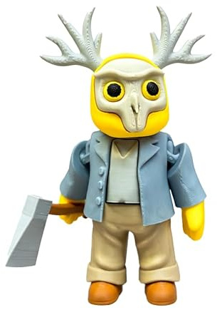 Genérico Cultista del Hacha - Figura articulada de 15 cm de la Colección Oficial 99 Noches en el Bosque – 99 Nights in The Forest - Cultista del Casco - Criaturas del Bosque - Niños Perdidos