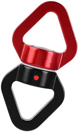 Rock Climbing Clips - Durable 30kN Carabiner Clip, Rotating Locking Ring | Multipurpose Rope Attachment For Gym Rescue Adventure Travel Backpack Swing Bag Boat Belt Outdoor