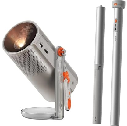 XGIMI MoGo 4 Laser Proyector Portátil con Soporte PowerBase