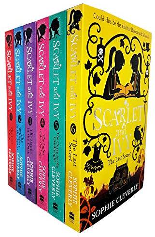 Scarlet and Ivy Series 6 Books Collection Set by Sophie Cleverly (The Lost Twin,The Whispers in the Walls,The Dance in the Dark,The Lights Under the Lake,The Curse in the Candlelight,The Last Secret)