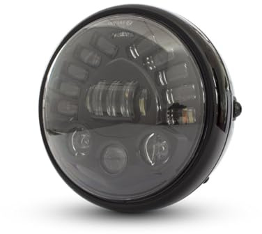 Moto LED Fanale con Integrato Indicatori 7.5 inch Proiettore Custom Retro