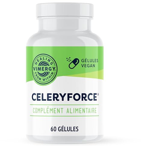 Vimergy Celeryforce® for Nerve, Muscle & Cell Support | 60 Servings | with Magnesium, Inositol, L-Glutamine, L-Taurine, Choline | Non-GMO, Gluten-Free, Vegan, Paleo, Kosher, Soy-Free