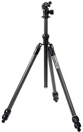 3 Legged Thing Pro Range 2.0 Winston 2.0 Kit Carbon Fibre Tripod System - Adjustable Camera Tripod with 3 Counterfold Detachable Legs for Monopod Conversion (WINSTONKIT2DARK)