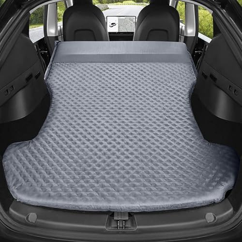 HEYCE Bilmadrass, bilmadrass, stationsvagn, madrass, bilbaklucka, madrass, bil, bilmadrass, bagageutrymme, luftmadrass, bilbaklucka, bilsäng, luftmadrass, för Tesla Model 3, Model Y 2017-2022, A