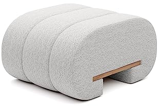 DomiMeble Mona Pouf Hocker, Sitzhocker, Fußhocker, Sitzpuff, Strick Puff Hocker für Wohnzimmer, Schlafzimmer, Strickhocker (Catch Me 1)