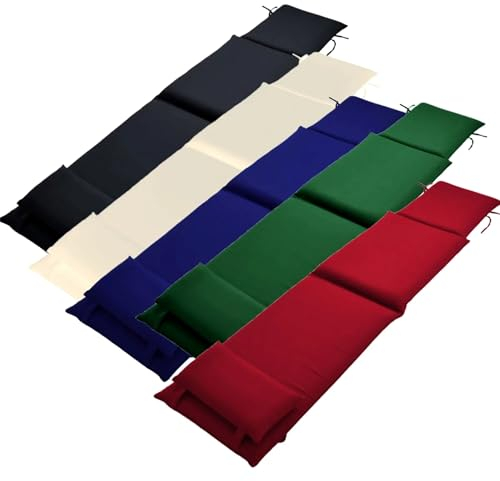Teako Design Liegenauflage 190 cm x 47 cm für Liegestuhl Imperia TL-3007, Gartenliege, Gartenmöbel Zubehör, Outdoor, Gartenliege Polster, Sitzkomfort Liegestuhl, Gartenbankauflagen (Blau)