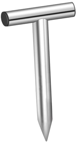 25,4 cm Edelstahl-Hand-Pikierstab Gartenwerkzeuge, Pikierkolben-Pflanzgefäß, Holzsäen-Pikiermittel zum Aussäen von Samen, Umpflanzen, Pflanzen von Zwiebeln, Graben, Gartenarbeit für selbstbewässernde