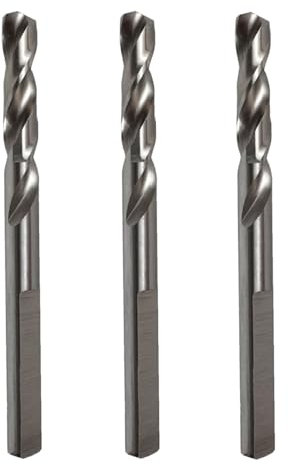 Saxton HSS Hole Saw Cutter Arbor Pilot Drill Bits 6.35mm x 80mm (3)