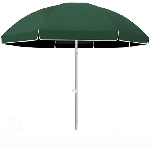 Parasol de Jardin Extérieur,Parasol de Table pour la Plage, la Piscine et la Terrasse,Parasol Portable avec Protection UV,Hauteur Réglable(7.2ft/220cm)