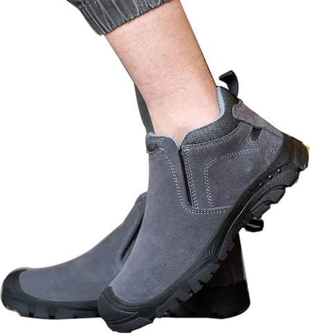 LTdlhFk Entrenadores De Seguridad, Aislamiento Eléctrico Zapatos De Trabajo (36-46), Anti-Smash + Anti-Pinchazos, Suela De Goma Antideslizante, Ligeros Y Cómodos, para Soldadores,A-45EU