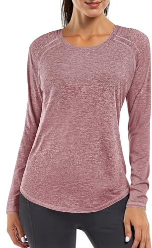 Gyabnw Sportshirt Damen Langarm UPF 50+ UV Schutz