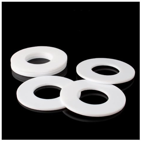Arandelas de sellado de PTFE, Paquete de 50 juntas arandela plana PTFE M3 a M45 for sellado tuberías agua con manómetro(45x35x2mm)