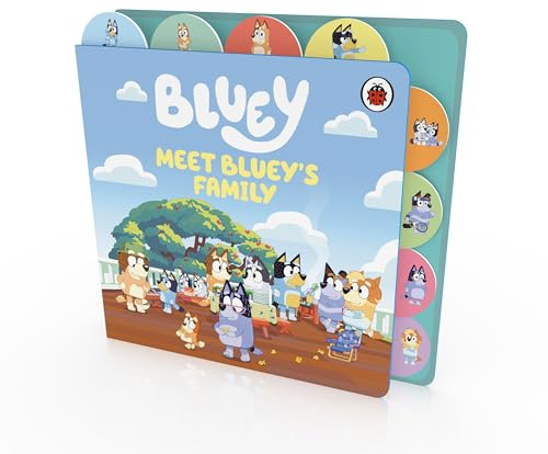 Bluey: Meet Bluey's Family: Tabbed Board Book