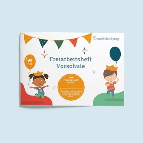 Freiarbeitsheft mit abwechslungsreichen Übungen (Vorschule): Übungsheft für die Vorschule
