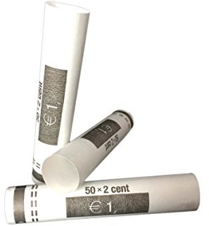 2600 x Münzhülsen für 50 x 0,02 € (grau)
