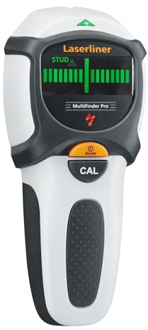 Umarex Laserliner MultiFinder Pro Ortungsgerät (für Metall, Eisen, Kupfer, Holz + spannungsführende Leitungen, zur Hohlraumortung, akustisches + optisches Signal) 080.966A
