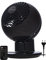 Iris Ohyama Woozoo, 30m², Ventilatore da Tavolo, Ufficio Fan, Nero Cenere, Telecomando, Silenzioso, Oscillazione, Per Camera, Soggiorno, Cucina, Circolatore d'Aria, Raffreddamento, Potente, PCF-SC15T