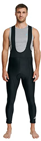 DANISH ENDURANCE Men’s Cycling Bib Pants XXL Black/Black 1-Pack