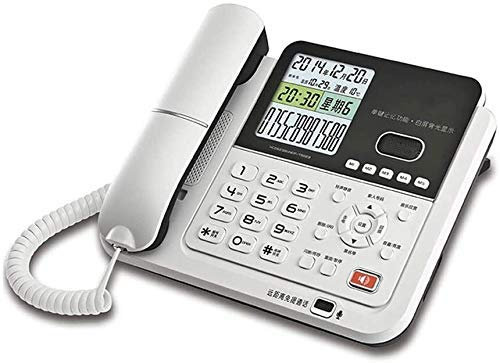 QHYXT Teléfono Teléfono de casa Teléfono Fijo Retro Teléfono Inalámbrico Creativo Conveniente Inalámbrico Línea Fija Oficina en casa Teléfono Fijo (Blanco)