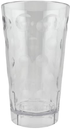 Dubbebecher 0,5 Liter (Transparent) aus Plastik mit Logofläche - mit Logofläche (Freifläche für Beschriftung oder Druck) - Pfalz Dubbeglas aus Kunststoff (Polycarbonat)