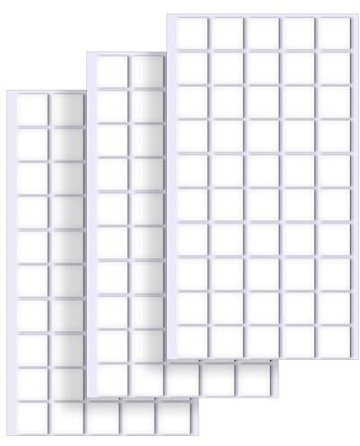 LUTER 150pcs Double Sided Tape Squares, Removable Mounting Squares Non Marking Clear Sticky Tack for Wall Hanging Poster Putty Adhesive Mounting Putty for Craft Art Decoration