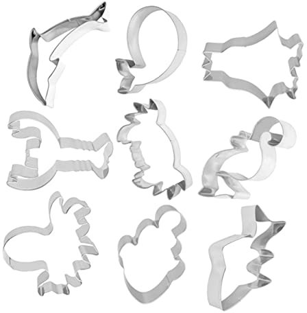 MAGICLULU 9St Meerestier-Set Meerestier-Ausstecher Kekse mit Schokoladenüberzug schneidematte backform selber machen Plätzchenform selber machen Schimmel Kuchenmesser Tieranzug Cutter