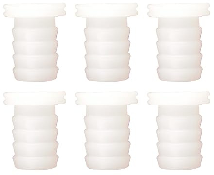 WELWIK 6PCS strumento e miglioramento domestico Pex Barb Plug End Cap tubo crimpatura raccordo in plastica Pex tubo raccordo idraulico grezzo