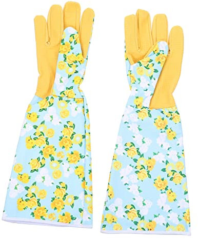 CIYODO De Jardinage Résistants à Usure Pour Élagage Et Plantation Jaunes Avec Réglables Pour Protection Des Mains